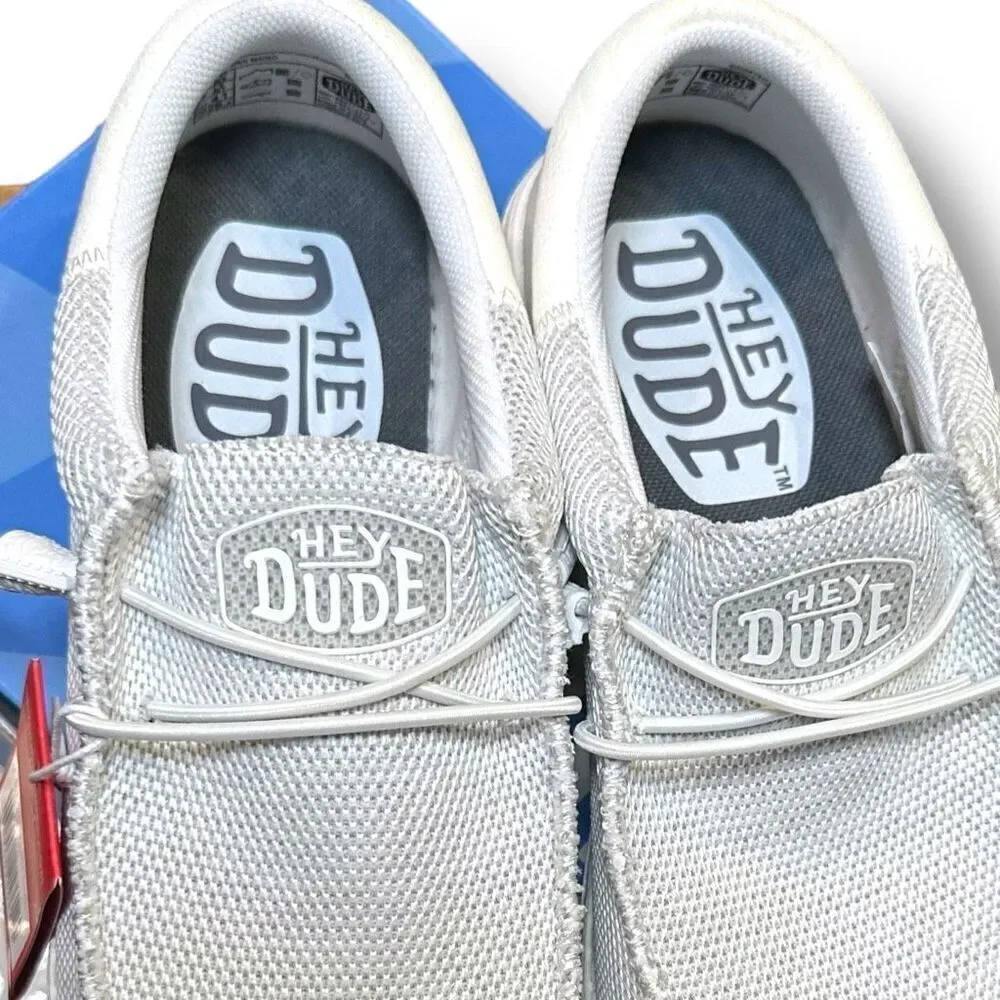 Hey Dude Wally Funk Mono Ghosted Slip-On Sox Collection Shoes Unisex Men 8 / Wom